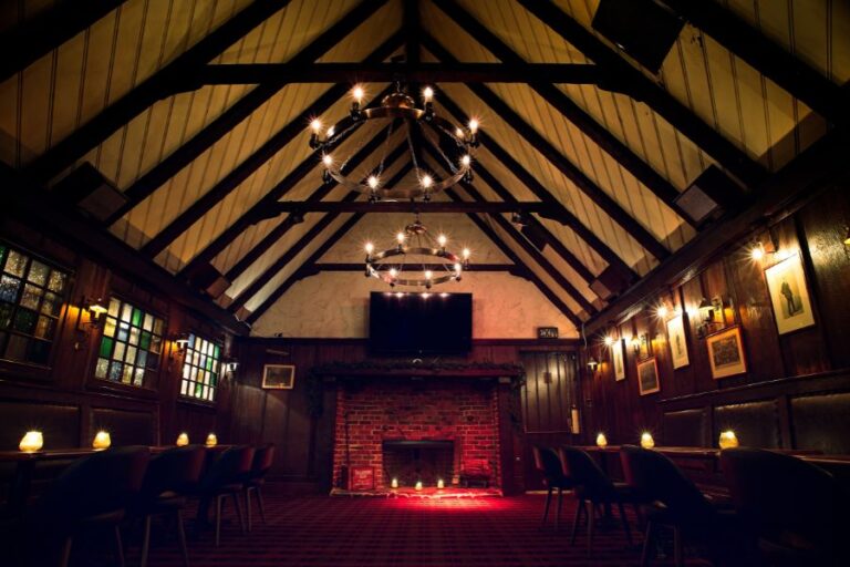 Tom Bergins Lower Level Fireplace Room Banquet Hall