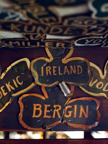 Historic Tom Bergin Shamrock Personalized Name Badges